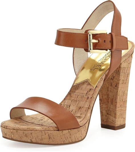 michael kors leather sandals|michael kors genuine leather sandals.